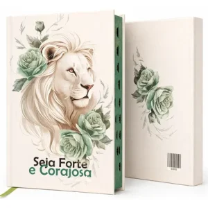 D Nq Np 632804 Mlb110856379315 042026 O Biblia Sagrada Evangelica Seja Forte Corajosa Verde Versao Arc Com Capa Dura Harpa Indice Letra Media