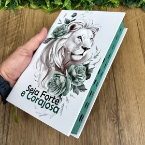 D Nq Np 634795 Mlb81599577102 012025 O Biblia Sagrada Feminina Seja Forte E Corajosa Verde Jesus Letras Medias Com Harpa E Indice Palavras De Jesus Em Vermelho