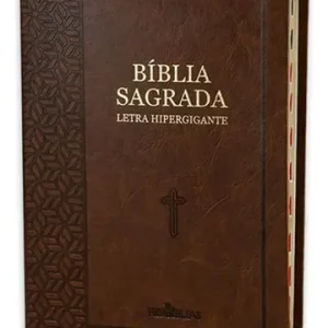D Nq Np 665948 Mlb113524979617 062026 O Biblia Sagrada Letra Hipergigante Capa Pu Luxo Com Indice E Harpa Marrom