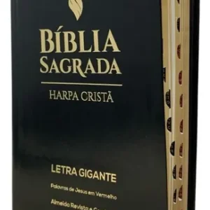 D Nq Np 678905 Mlb51146222149 082022 O Biblia Sagrada Almeida Revista E Corrigida Com Harpa Crista Letras Gigantes E Palavras De Jesus Em Vermelho Capa De Luxo