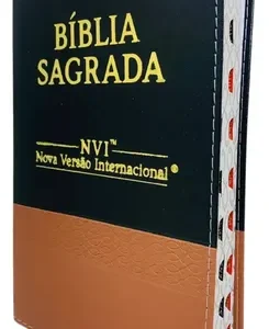 D Nq Np 689880 Mlb80973146176 122024 O Biblia Sagrada Nvi Nova Versao Internacional Letra Grande Bicolor Preta E Marrom Luxo Com Indice
