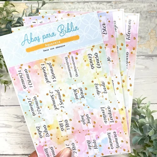 D Nq Np 704558 Mlb53272411088 012023 O Abas Personalizadas Para Biblia Aquarela Indice Adesivo