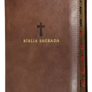 D Nq Np 750150 Mlb69358593856 052023 O Biblia Sagrada Nvi Couro Soft Marrom Letra Grande C Indice