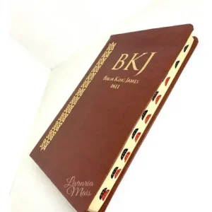 D Nq Np 751510 Mlb79424082304 092024 O Biblia King James Fiel 1611 Ultrafina Luxo Marrom Com Indice