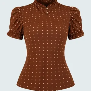 D Nq Np 777024 Mlb106801839286 022026 O Blusa Social Feminina Manga Curta Moda Evangelica Crepinho
