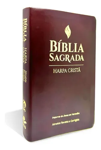 melhor bíblia letra grande com harpa capa dura