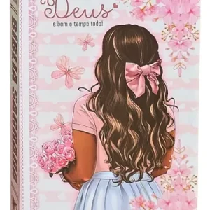 D Nq Np 854946 Mlb107442213281 022026 O Biblia Sagrada Feminina Letra Gigante Com Harpa Indice Capa Dura Menina Rosa