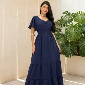 D Nq Np 855926 Mlb114035522016 072026 O Vestido Longo Feminino De Manguinhas Multiuso De Luxo