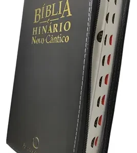D Nq Np 858966 Mlb94678717096 102025 O Biblia Sagrada Com Hinario Novo Cantico Letra Normal Capa Preta Com Ziper