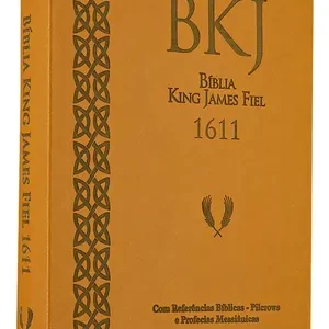 D Nq Np 877722 Mlb84659674335 052025 O Biblia Sagrada King James Fiel 1611 Com Referencias Biblicas Capa Caramelo