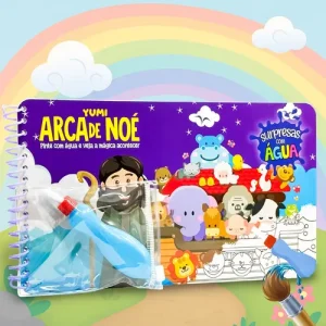 D Nq Np 895946 Mlb93827709633 092025 O Surpresas Com Agua Arca De Noe Livro Infantil Pinta Com Agua Capa Dura Agua Book Aquabook