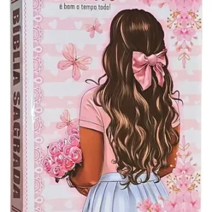 D Nq Np 932026 Mlb107442213441 022026 O Biblia Sagrada Evangelica Feminina Letra Gigante Com Harpa Capa Rosa Dura
