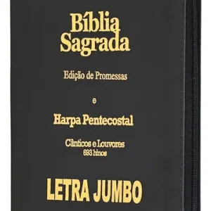 D Nq Np 953260 Mlb115199435345 072026 O Biblia Sagrada Letra Grande Jumbo Com Harpa E Corinhos