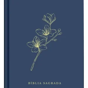 D Nq Np 963749 Mlb83560787092 042025 O Biblia Sagrada Nvi Letra Normal Capa Dura Com Fitilho Capa Luxo Azul Paz De Cristo
