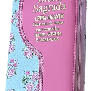 D Nq Np 981122 Mlb73107251814 122023 O Biblia Sagrada Feminina Com Harpa E Corinhos Letra Gigante Ziper Arc